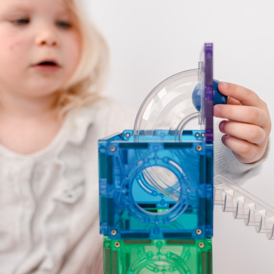 Klocki magnetyczne CONNETIX® Rainbow Ball Run Pack 92 elementów