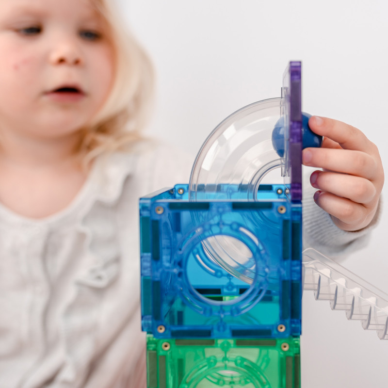 Klocki magnetyczne CONNETIX® Rainbow Ball Run Pack 92 elementów