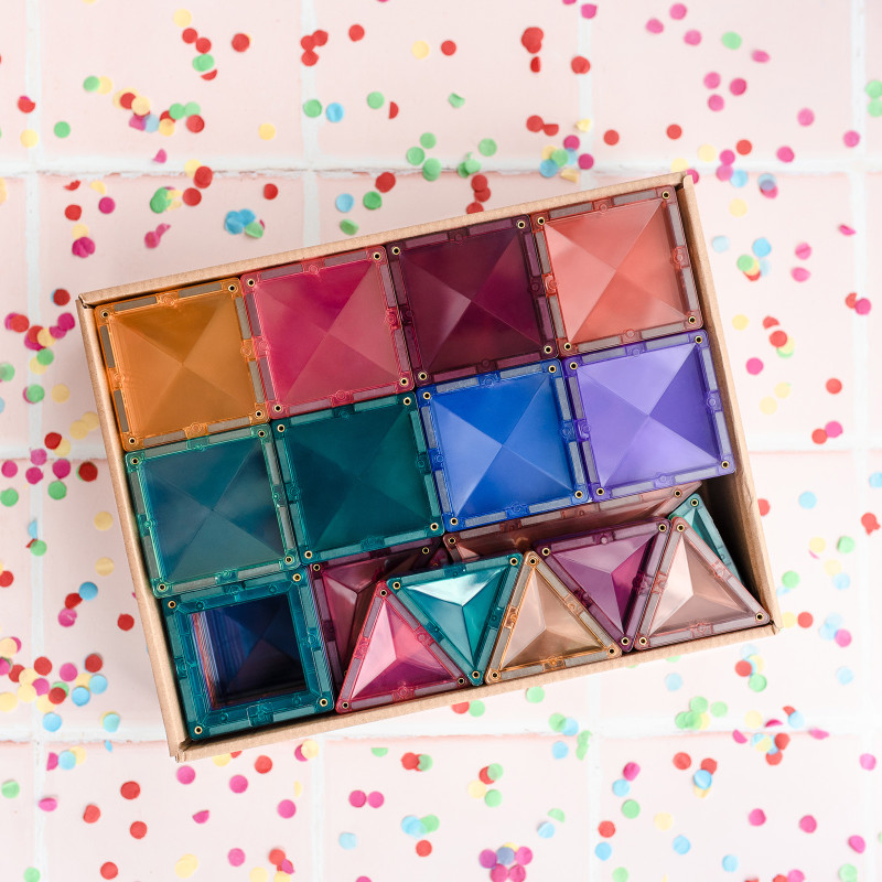 Klocki magnetyczne CONNETIX® Pastel Creative Pack 120 elementów