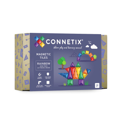 Klocki magnetyczne CONNETIX® Rainbow Mini Pack 24 elementów