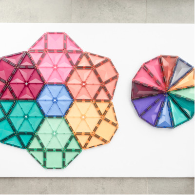 Klocki magnetyczne CONNETIX® Pastel Mega Pack 202 elementów