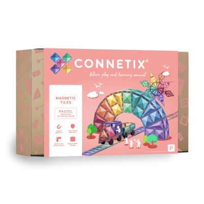 Klocki magnetyczne CONNETIX® Pastel Mega Pack 202 elementów