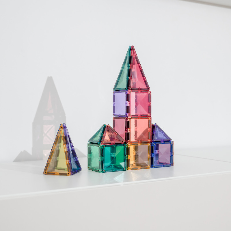 Magnetyczne klocki konstrukcyjne CONNETIX® Pastel Mini Pack 32 elementów