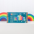 Magnetyczne klocki konstrukcyjne CONNETIX® Rainbow Rectangle Pack 18 elementów