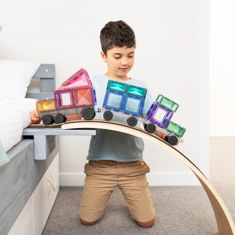 Magnetyczne klocki konstrukcyjne CONNETIX® Pastel Transport Pack 50 elementów