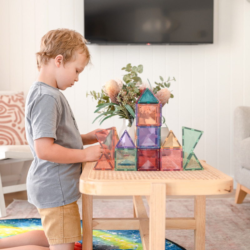 Magnetyczne klocki konstrukcyjne CONNETIX® Pastel Starter Pack 64 elementów