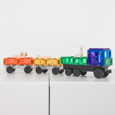 Magnetyczne klocki konstrukcyjne CONNETIX® Rainbow Transport Pack 50 elementów