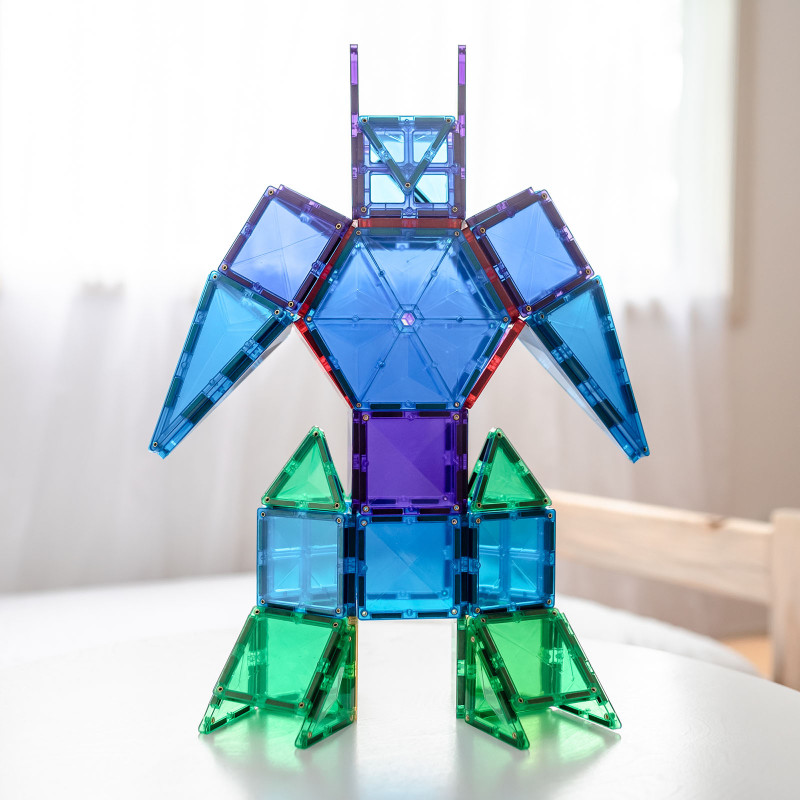 Magnetyczne klocki konstrukcyjne CONNETIX® Rainbow Mega Pack 212 elementów