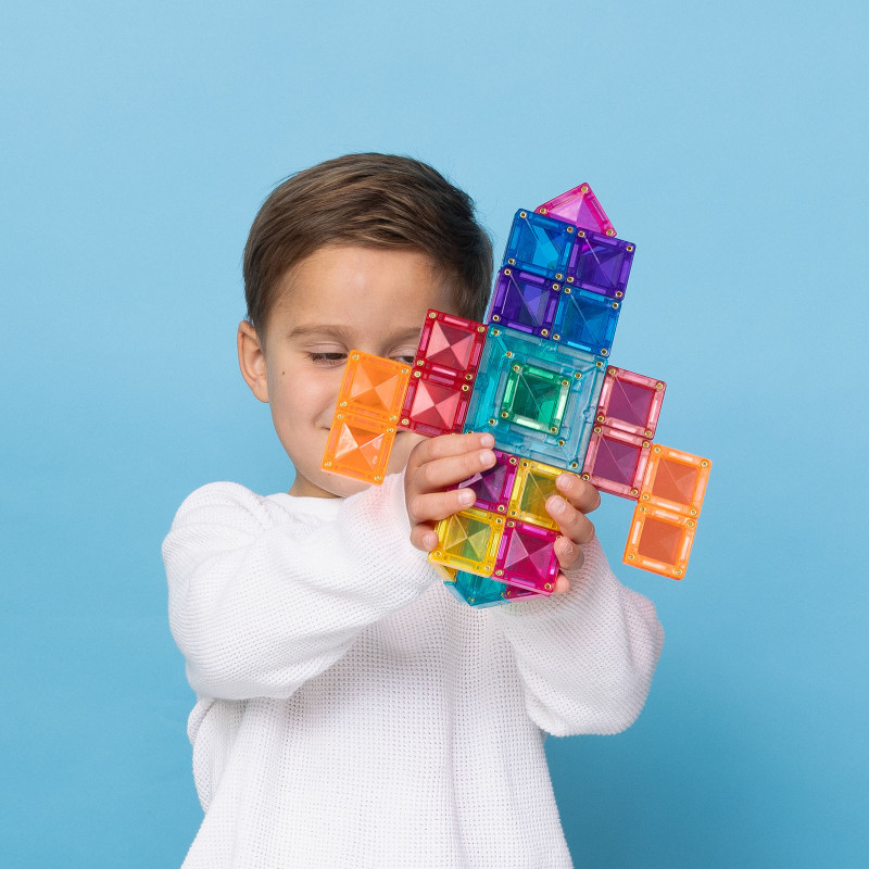 Klocki magnetyczne CONNETIX® Bright Portal Pack – 48 elementów