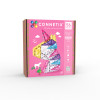 Magnetyczne klocki konstrukcyjne CONNETIX® Glitter Unicorn Pack 56 elementów