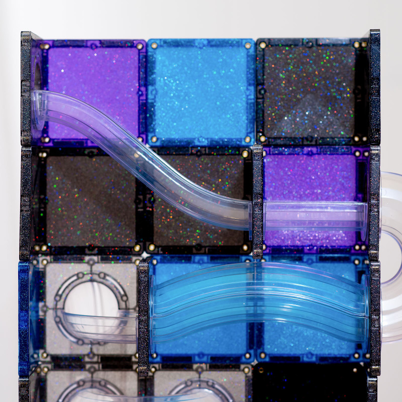 Klocki magnetyczne CONNETIX® Ball Run Galaxy Pack 61 elementów