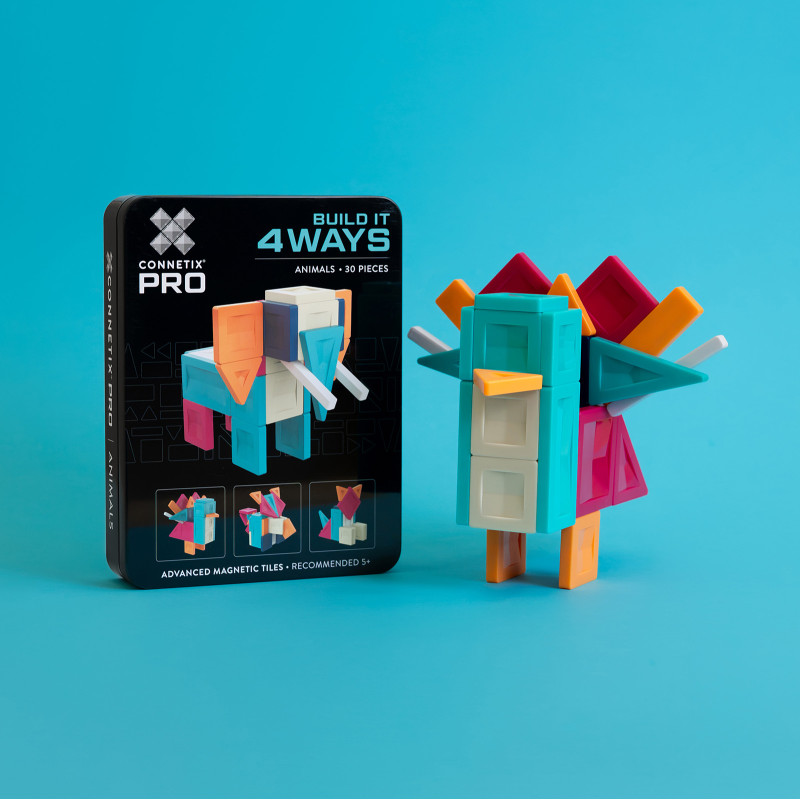Klocki magnetyczne CONNETIX® PRO Animals Pack 30 elementów