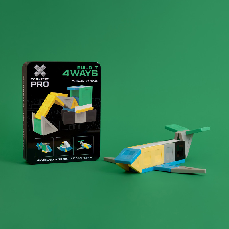 Klocki magnetyczne CONNETIX® PRO Vehicles Pack 30 elementów
