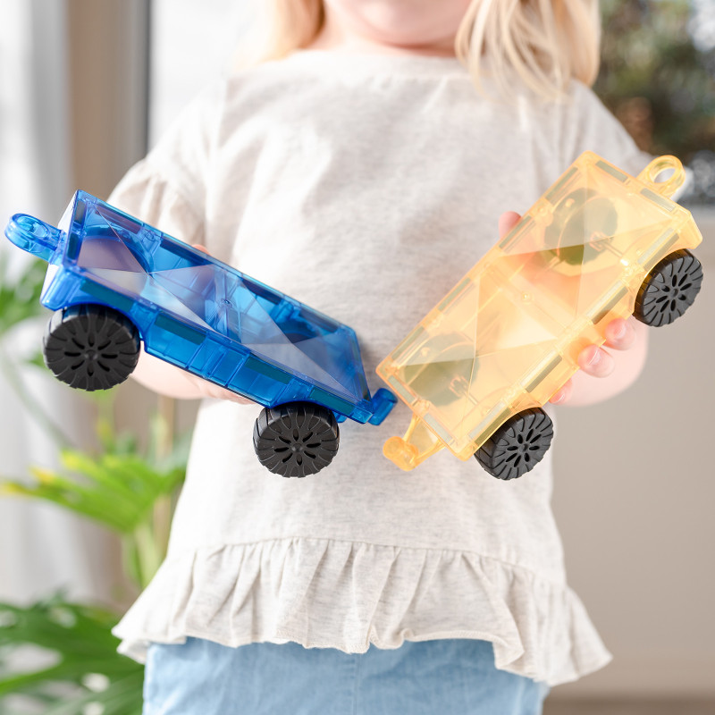 Klocki magnetyczne CONNETIX® Bright Car Pack 2 elementy