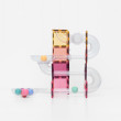 Klocki magnetyczne CONNETIX® Ball Run Pastel Pack 114 elementów