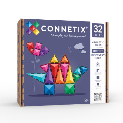 Klocki magnetyczne CONNETIX® Bright Discovery Pack 32 elementów