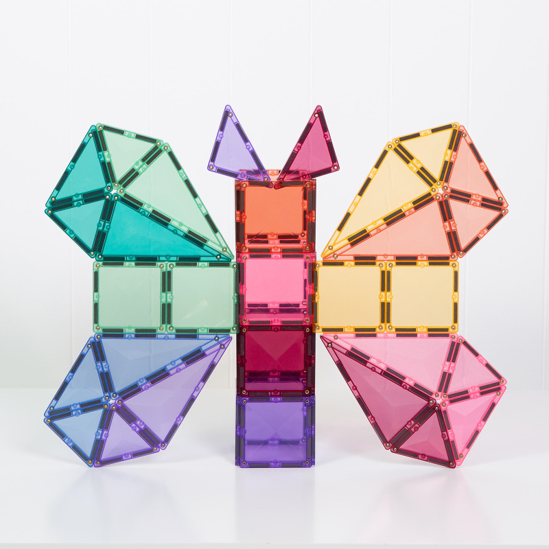 Klocki magnetyczne CONNETIX® Pastel Starter Pack 56 elementów