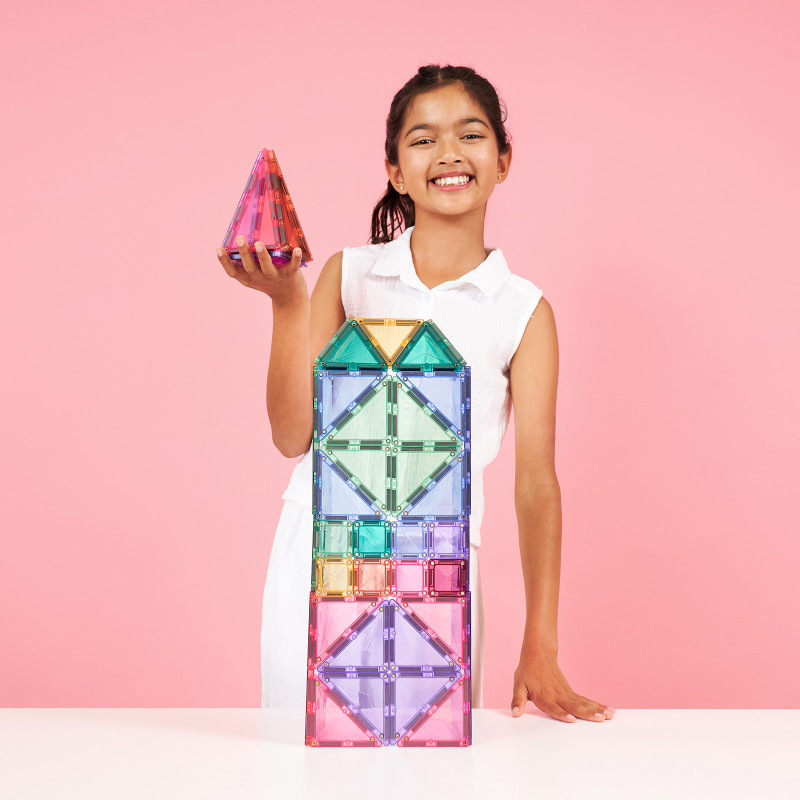 Klocki magnetyczne CONNETIX® Pastel Mega Pack 202 elementów