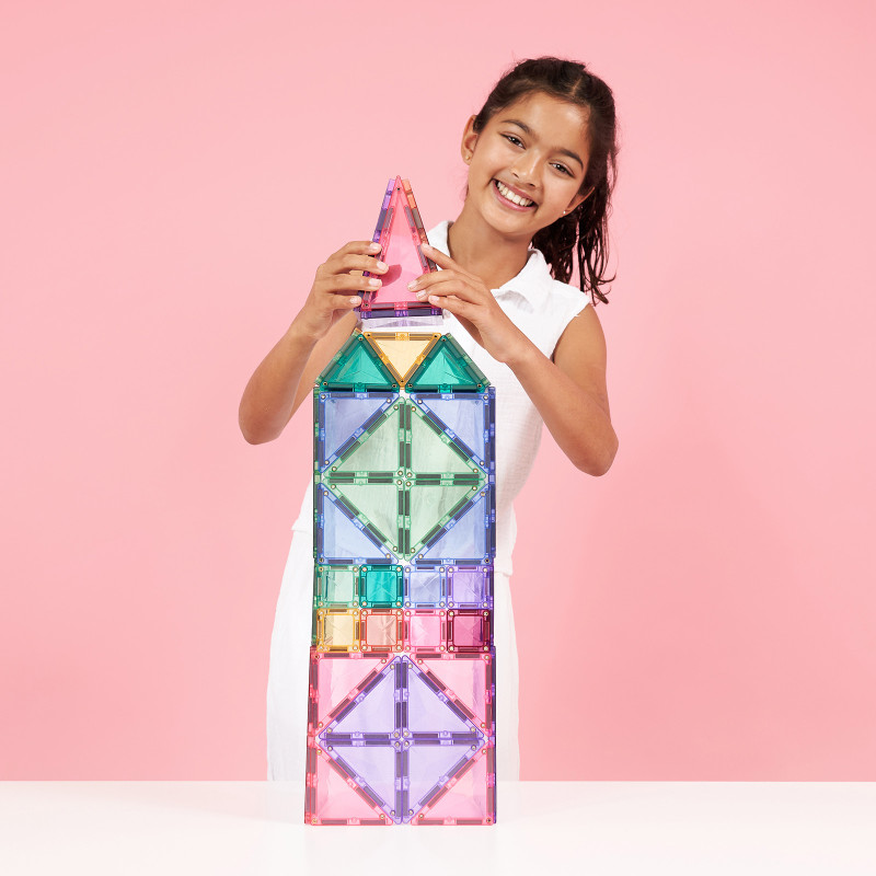 Klocki magnetyczne CONNETIX® Pastel Mega Pack 202 elementów