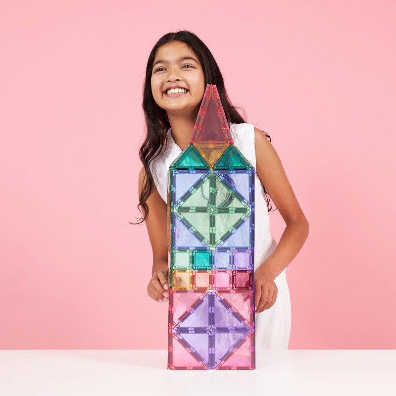 Klocki magnetyczne CONNETIX® Pastel Mega Pack 202 elementów
