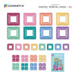 Klocki magnetyczne CONNETIX® Pastel Portal Pack – 48 elementów