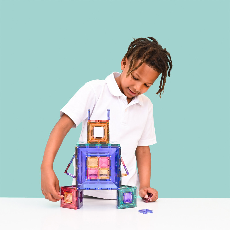 Klocki magnetyczne CONNETIX® Pastel Portal Pack – 48 elementów