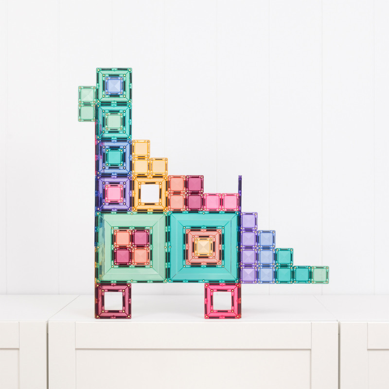 Klocki magnetyczne CONNETIX® Pastel Portal Pack – 48 elementów