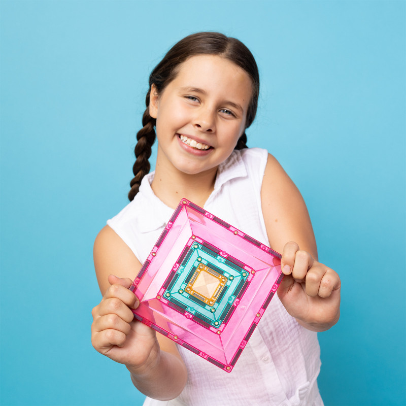 Klocki magnetyczne CONNETIX® Pastel Portal Pack – 48 elementów