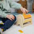 Montessori obracany bębenek z dzwoneczkiem - Joybex