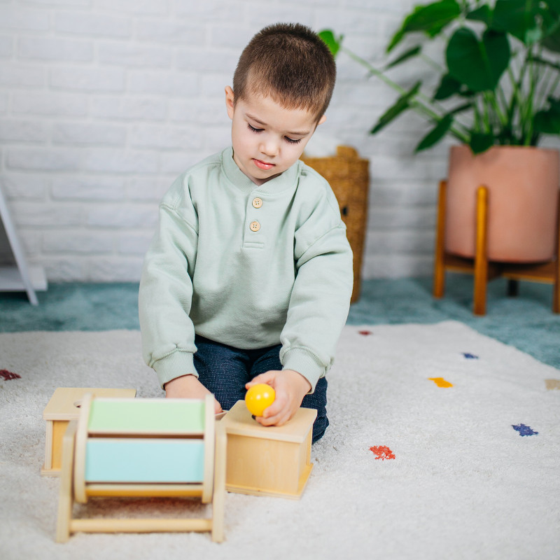 Montessori pudełko z kulką – Joybex