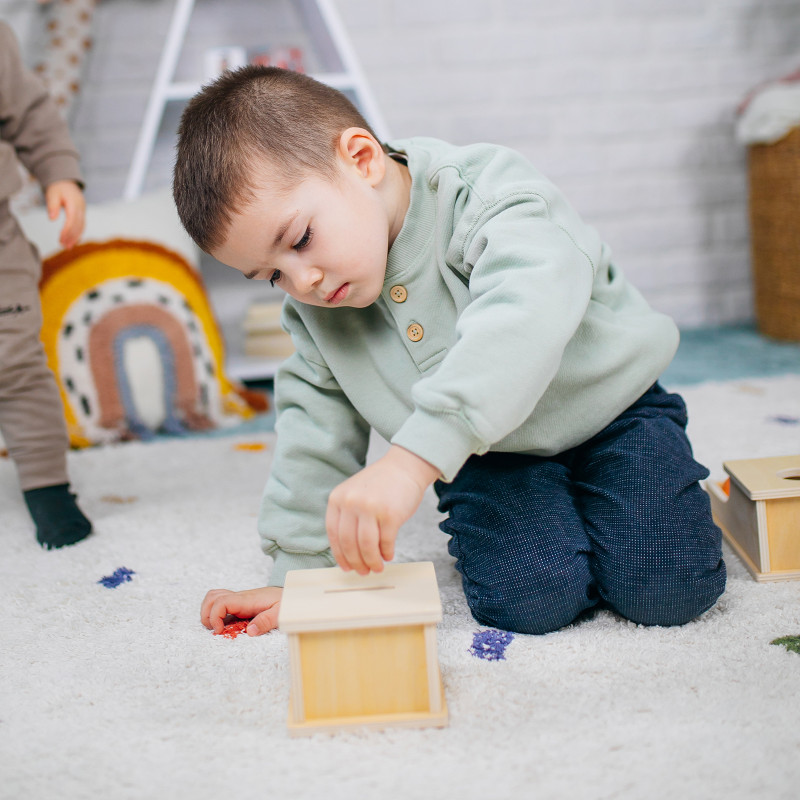 Montessori pudełko z monetą – Joybex