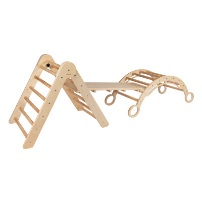 Zestaw wspinaczkowy Pikler ‚S‘ z łukiem wspinaczkowym