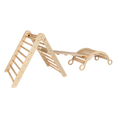 Zestaw wspinaczkowy Pikler ‘M’ z bujakiem Montessori