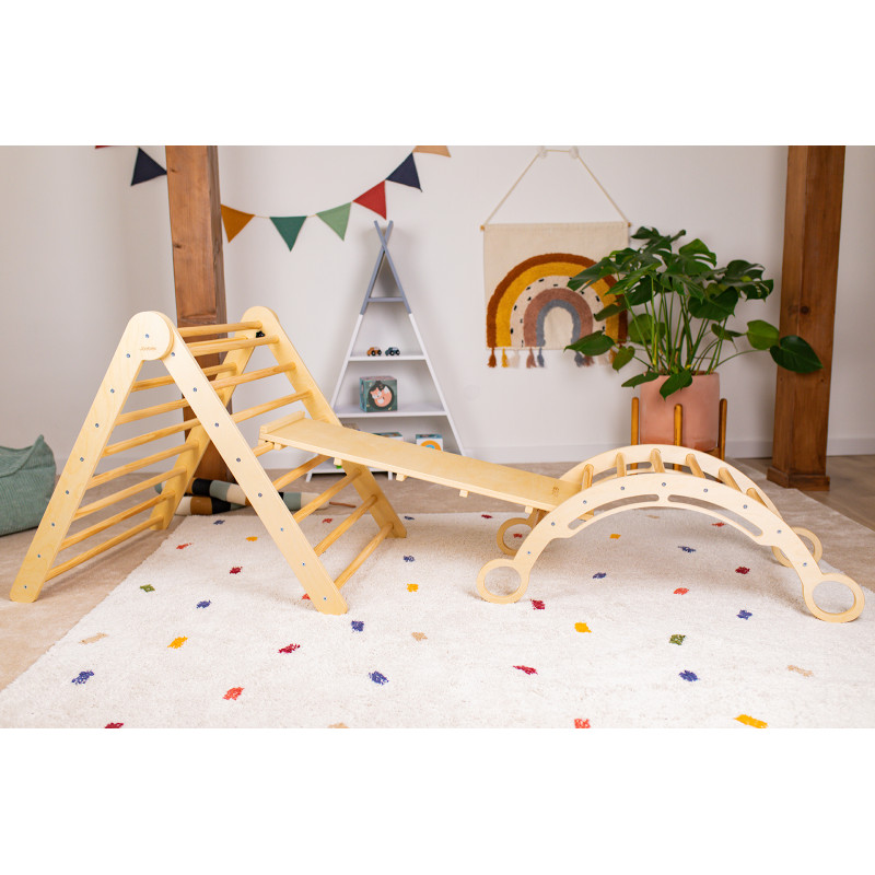 Zestaw wspinaczkowy Pikler „M” z łukiem wspinaczkowym – Joybex