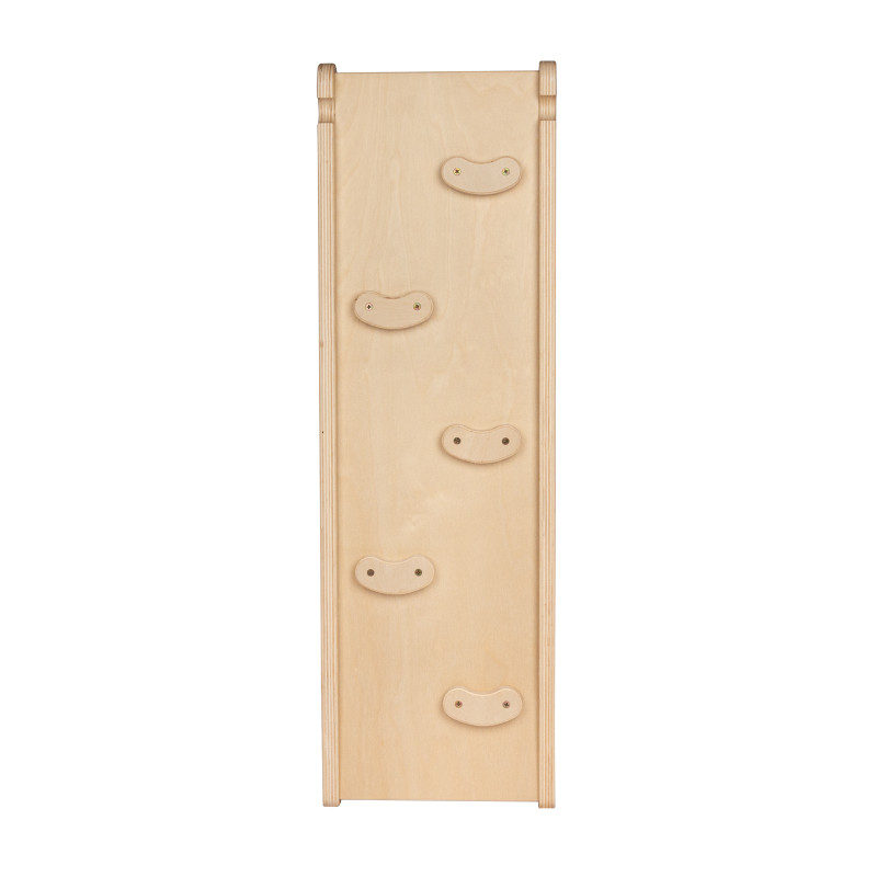 Deska jest gładka z jednej strony, może służyć jako zjeżdżalnia