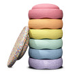 Stapelstein Original Set Rainbow Pastel z deską do balansowania