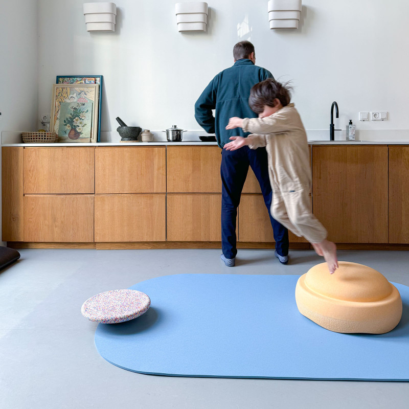 Mata do zabawy Stapelstein light blue