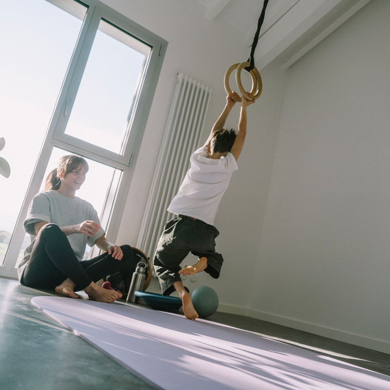 Mata do zabawy Stapelstein light violet