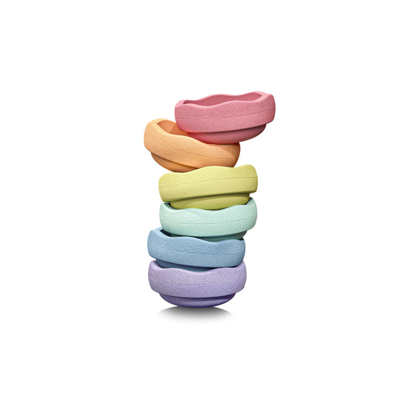 Stapelstein Original Set Rainbow Pastel Mini