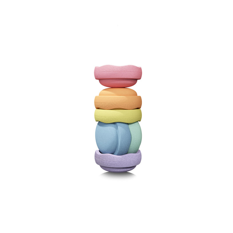 Stapelstein Original Set Rainbow Pastel Mini