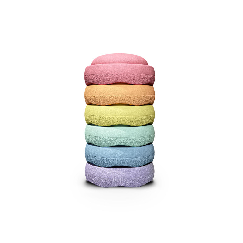 Stapelstein Original Set Rainbow Pastel Mini
