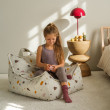 Fotelik dziecięcy – pufa Wigiwama® – Terrazzo Marble Beanbag Chair
