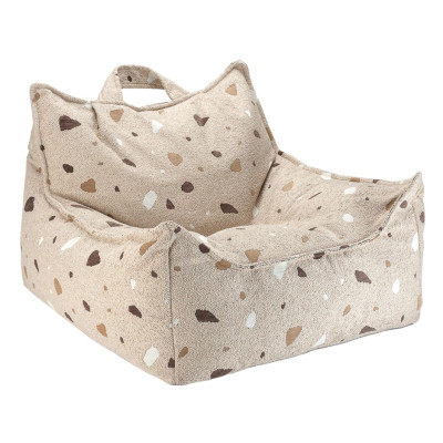 Fotelik dziecięcy – pufa Wigiwama® – Terrazzo Sand Beanbag Chair