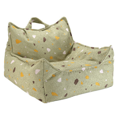 Fotelik dziecięcy – pufa Wigiwama® – Terrazzo Moss Beanbag Chair