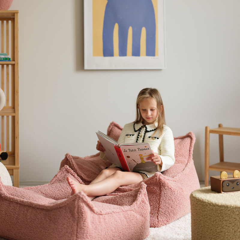 Fotel dziecięcy worek Wigiwama® – Guava Pink Beanbag Chair