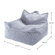 Fotel dziecięcy worek Wigiwama® – Blueberry Blue Beanbag Chair