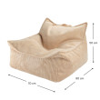 Fotel dziecięcy worek Wigiwama® – Brown Sugar Beanbag Chair