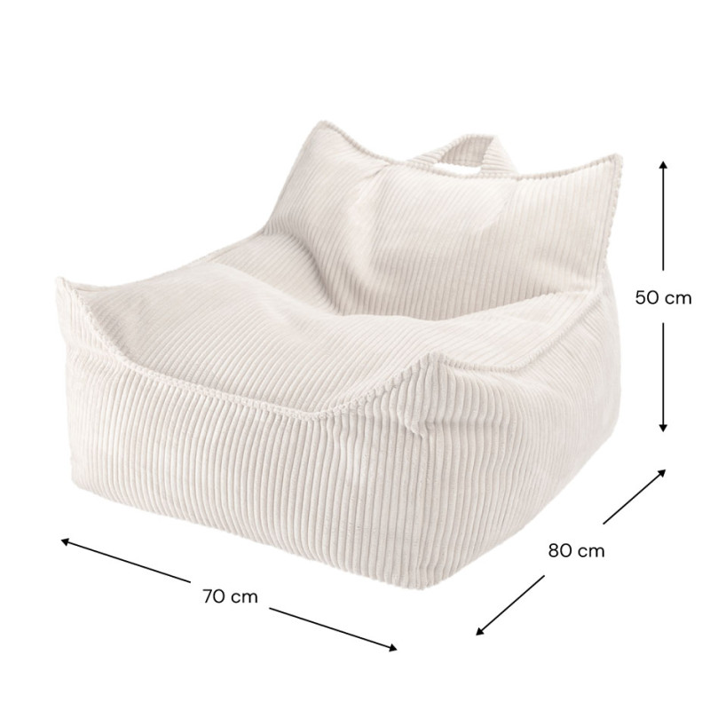 Fotel dziecięcy worek Wigiwama® – Marshmallow Beanbag Chair