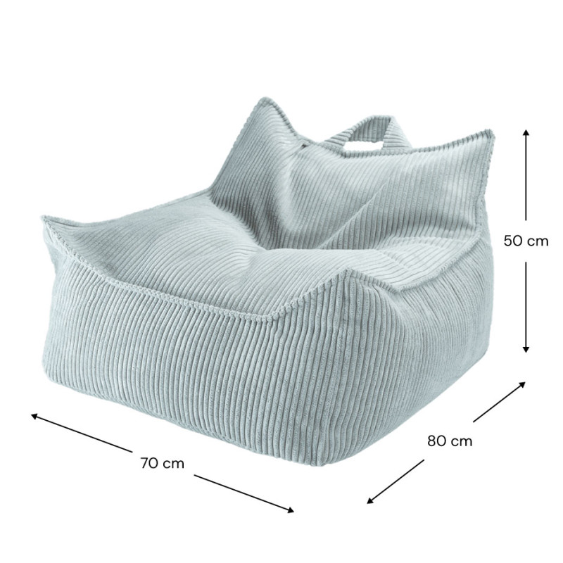 Fotel dziecięcy worek Wigiwama® – Peppermint Green Beanbag Chair
