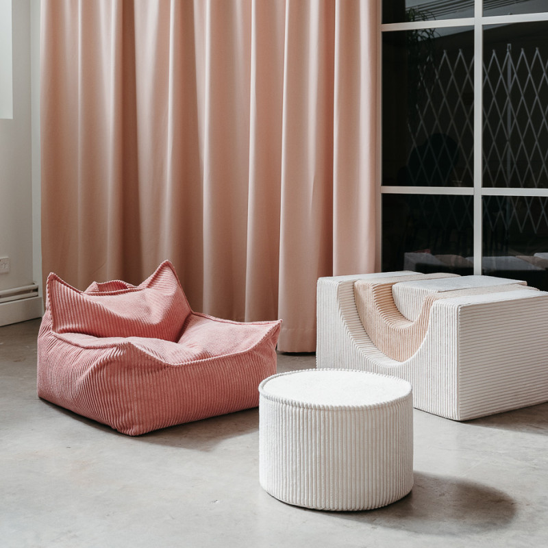 Fotel dziecięcy worek Wigiwama® – Pink Mousse Beanbag Chair